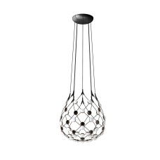 52015 Висечка светилка MESH LED 84x3W 3000K Црн Ф65 Luxen